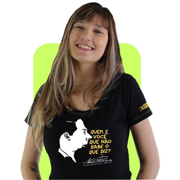 PoetryOfSEX　Noël　tシャツ Camiseta Noel Rosa - Preta - Tertúlia Produtos Literários