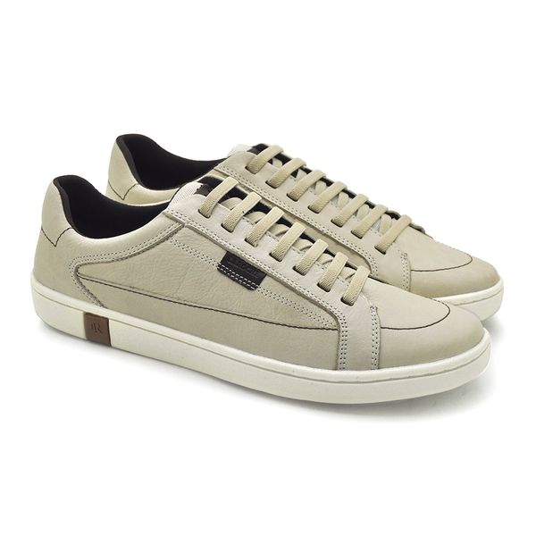 Sapatenis Casual em Couro Masculino North - Neve