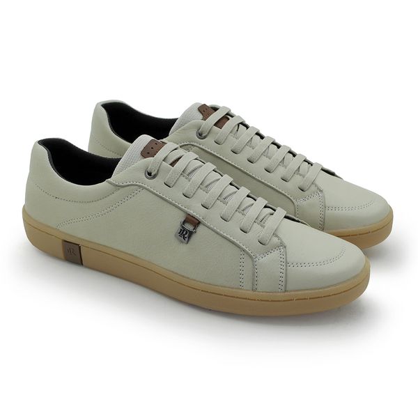 Sapatenis Casual em Couro Masculino North - Neve
