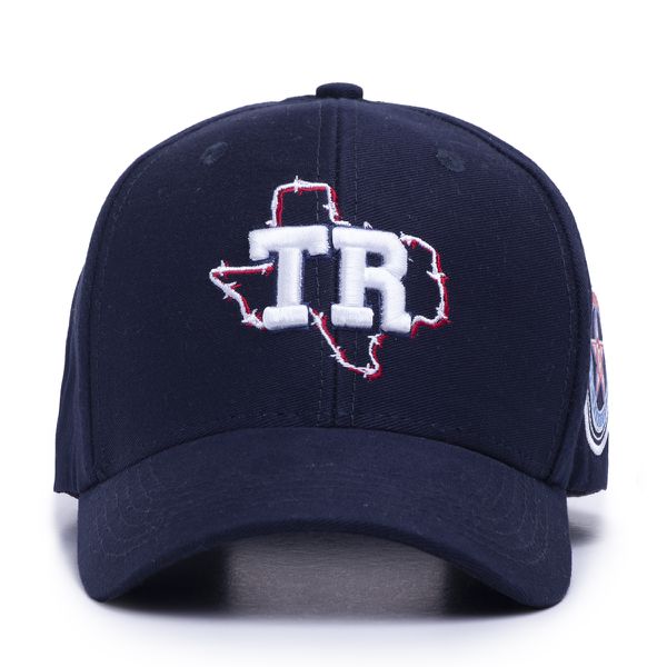 Boné 6 Gomos Tipo Trucker Logo TR Texas Rangers