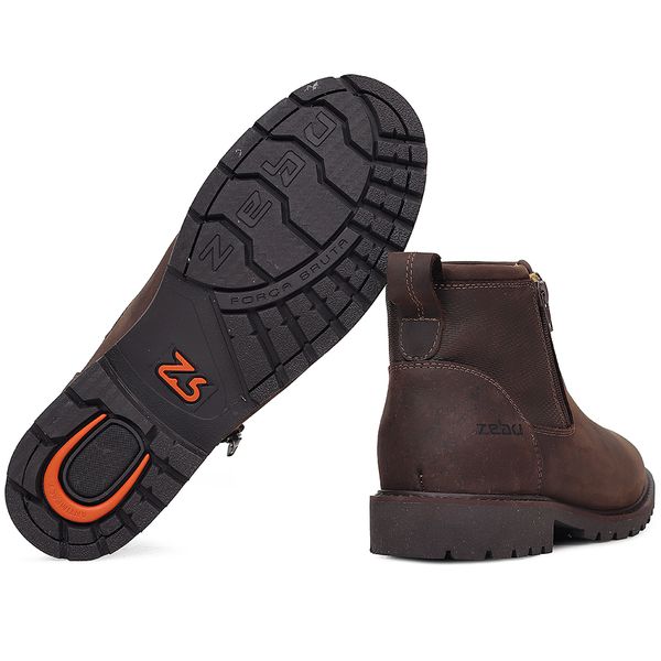 Coturno Força Bruta Zebu Original 85030 Mustang Graxo | TEXASKING