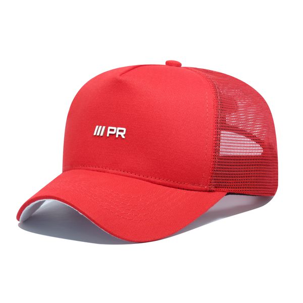 Boné Pressão Rural Aba Curva Trucker Vermelho