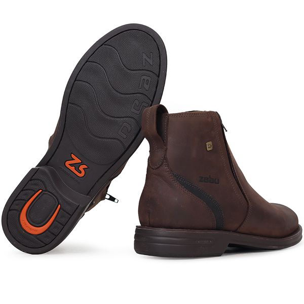 Botina Gel Zebu Original 59110 Mustang Graxo | TEXASKING | Botas e
