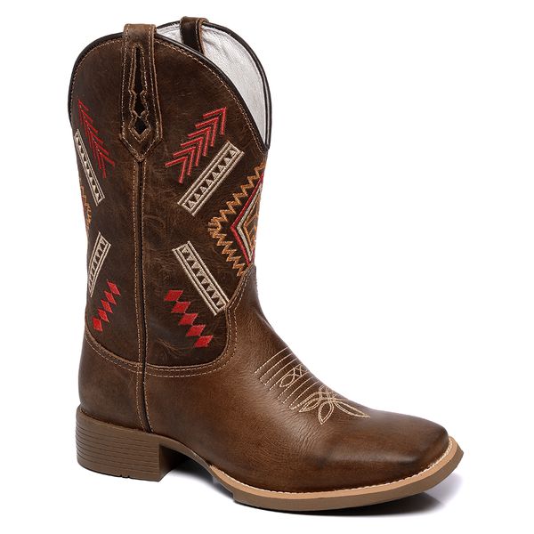 Bota Texana Masculina Inca em Couro