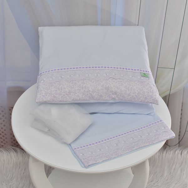 Kit Para Carrinho Bebê Provençal Lilás