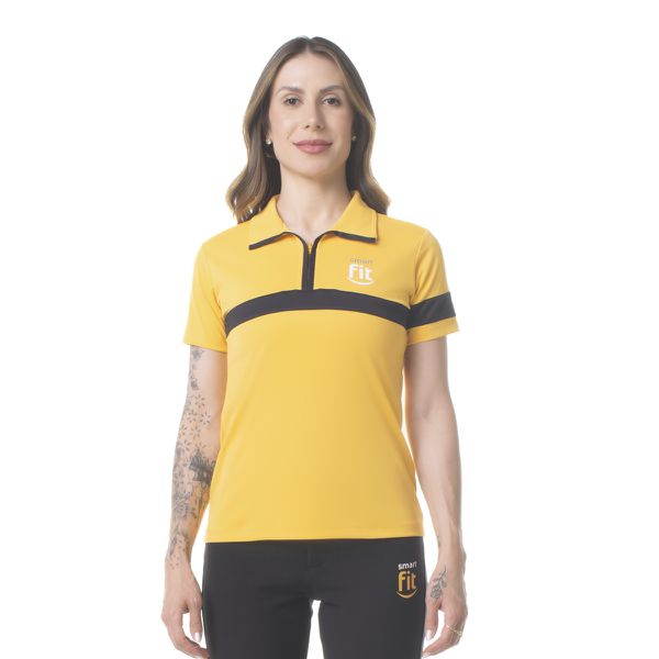 POLO FEMININA - AMARELO