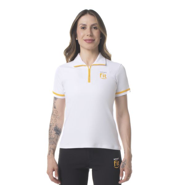 POLO FEMININA - BRANCO