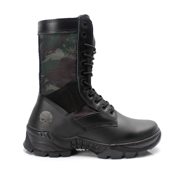 Bota Masculina em Couro Legitimo Timberstone Chochorua Preto
