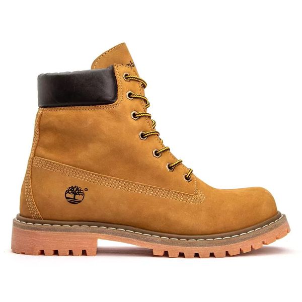 Bota em Couro Timber 9000 Amarelo