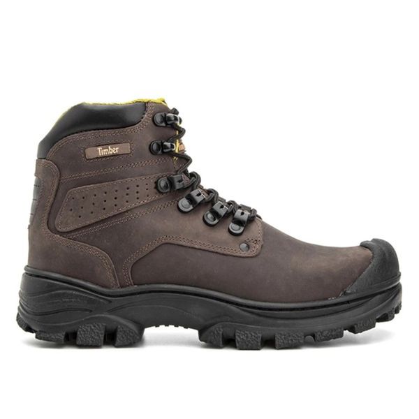 BOTA TIMBERSTONE EM COURO OLD - CAFÉ