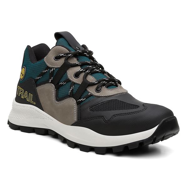Tênis couro shop timberland eurosplit cinza