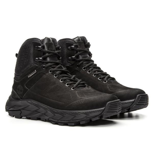 Bota Masculina em Couro Legitimo Timber Brooklyn Preto TIMBERLOJA