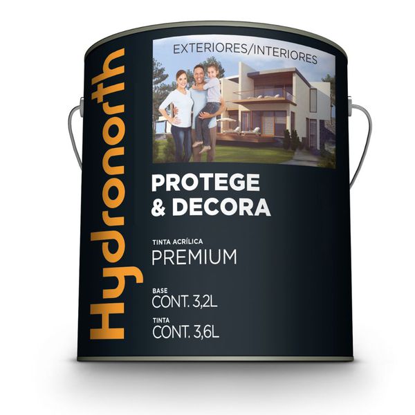 Tinta Acrílica Fosco Protege e Decora 3,6l Hydronorth