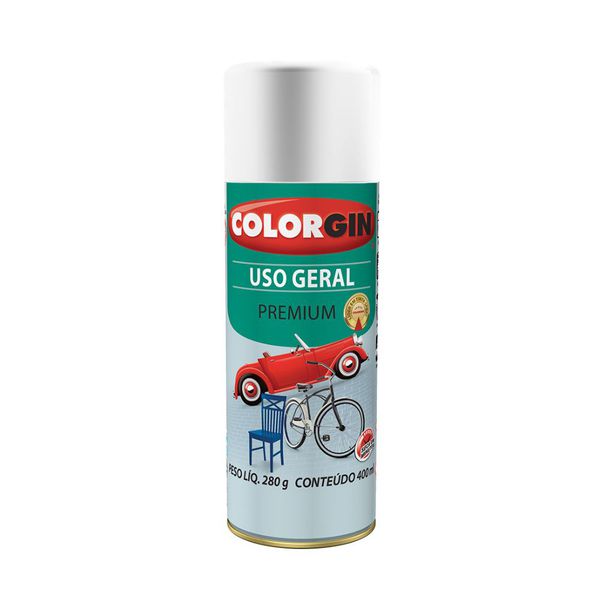 Tinta Spray Brilhante Uso Geral 400ml Colorgin