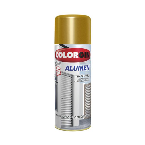 Tinta Spray Metálico Alumen 350ml Colorgin