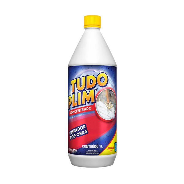 Limpador de Pisos Pós Obra 1L Tudo Plim Montana