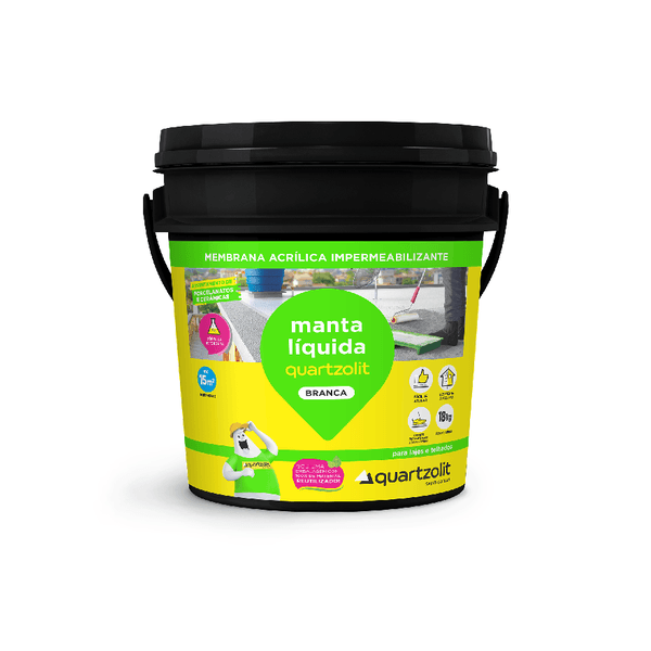 Manta Líquida Impermeabilizante Branco 18kg Quartzolit