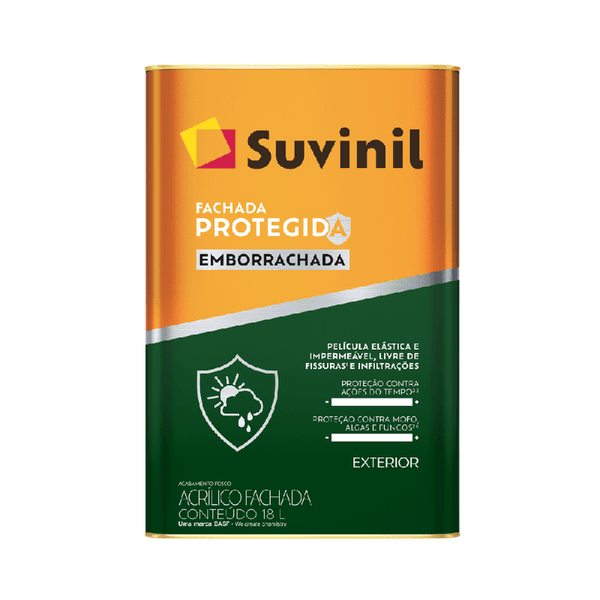 Tinta Acrílico Fosco Fachada Protegida Emborrachada 18L Suvinil