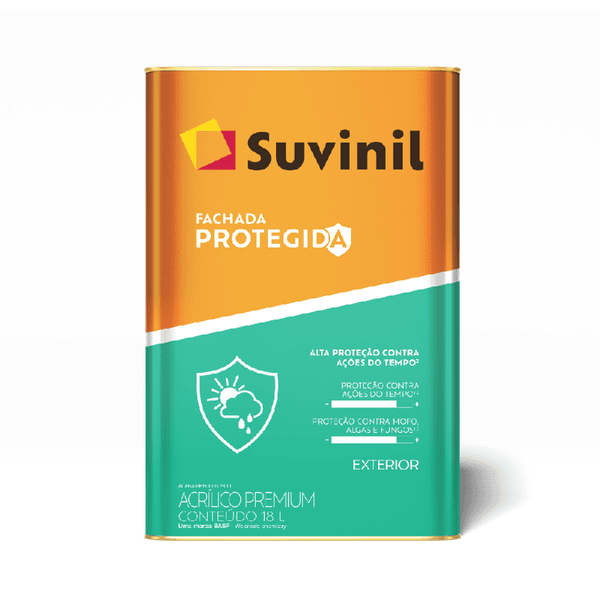 Tinta Acrílico Fosco Fachada Protegida 18L Suvinil