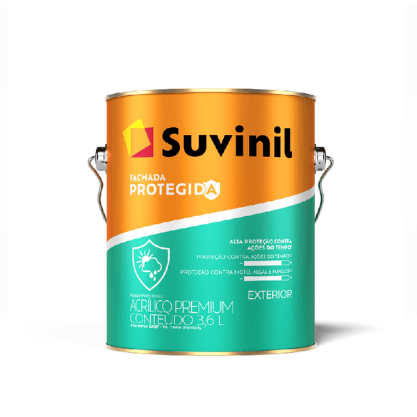 Tinta Acrílico Fosco Fachada Protegida 3,6L Suvinil