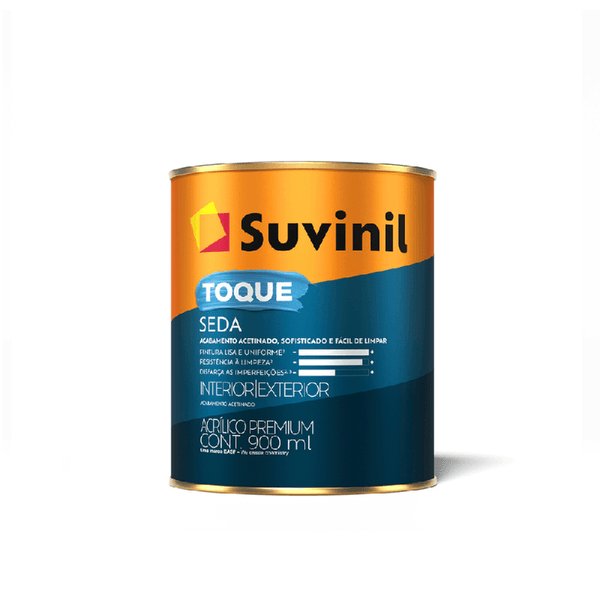 Tinta Acrílico Branco Acetinado Toque Seda 900ml Suvinil