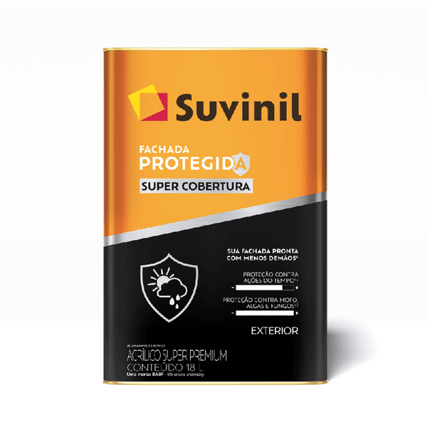 Tinta Acrílico Fosco Fachada Protegida Super Cobertura 18L Suvinil