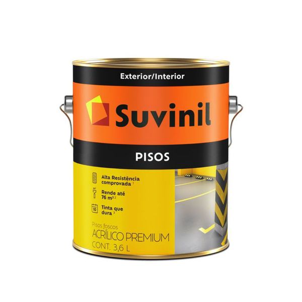 Tinta Acrílico Fosco Pisos 3,6L Suvinil