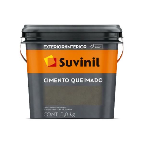 Massa para Efeito Cimento Queimado 5kg Suvinil