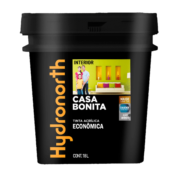 Tinta Acrílica Econômica Casa Bonita 18l Hydronorth