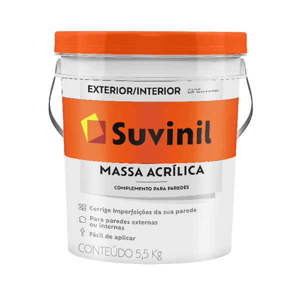 Massa Acrilica Galão 5,5kg Suvinil