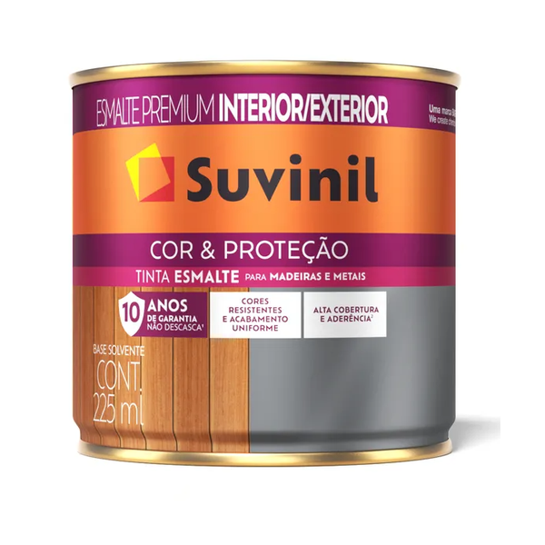 Tinta Esmalte Brilho Cor e Proteção 225ml Suvinil
