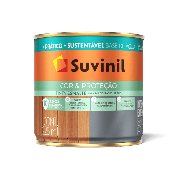 Tinta Esmalte Fosco Base Agua 225ml Suvinil