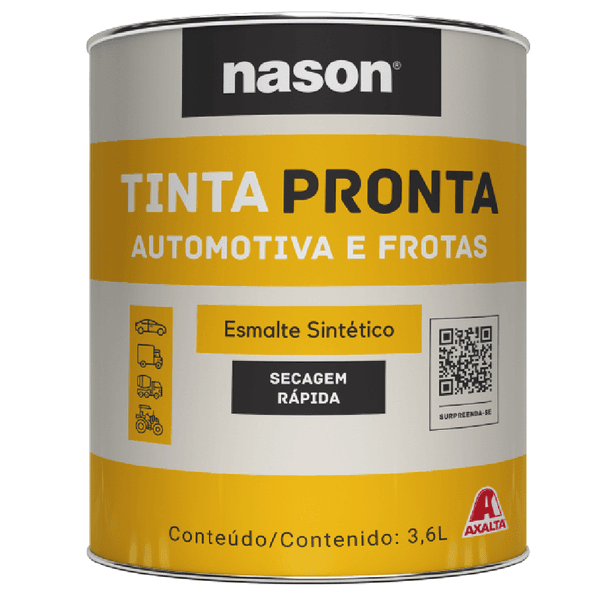 Esmalte Sintetico Brilho Aluminio Opal 3,6L Nason - Axalta