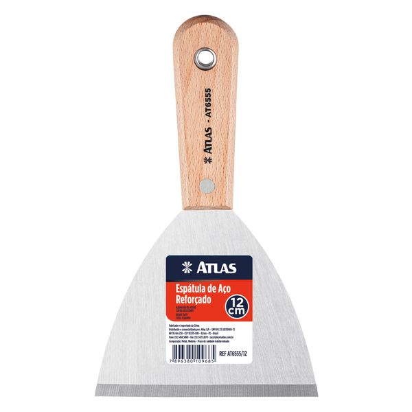 Espatula Aço Reforçado 12 cm (6555/12) - Atlas