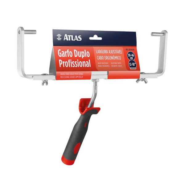 Garfo para Rolo Duplo Profissional 46cm (360/46) - Atlas