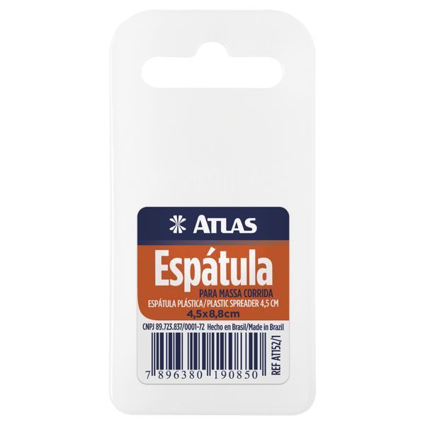Espatula Plástica para Massa 4,5 x 8,8 cm (152/1) - Atlas