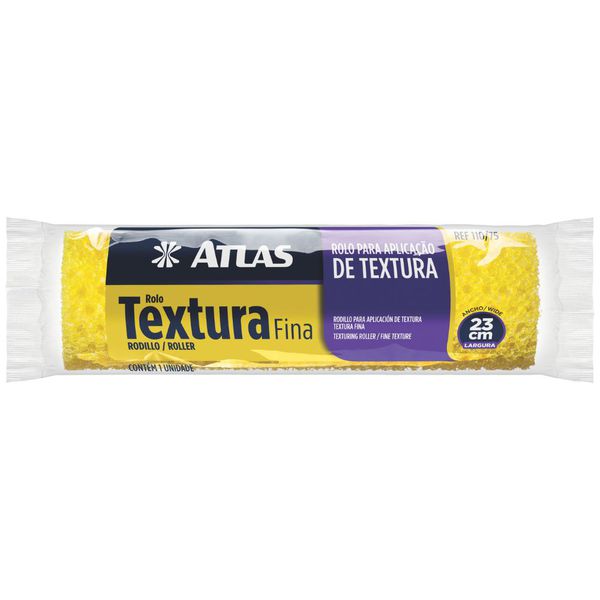 Rolo de Espuma para Textura Fina 23 cm (110/75) - Atlas