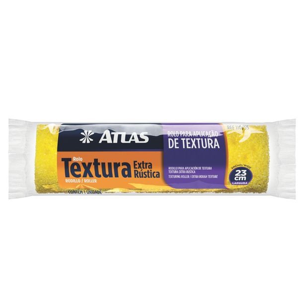 Rolo de Textura Rustica Extra 23 cm (110/5) - Atlas