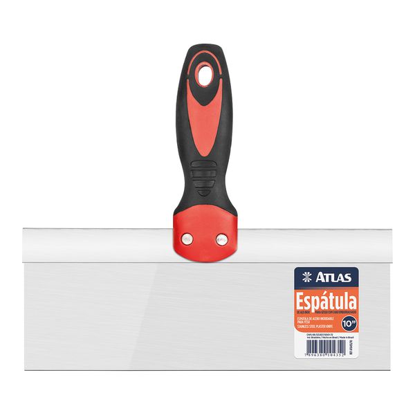Espátula Retangular em Aço Inox para Drywall 10 cm (6455/10) - Atlas