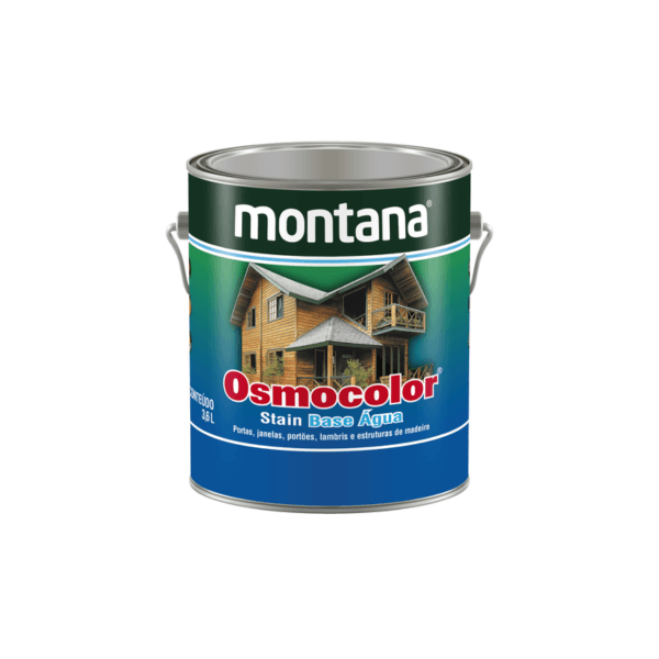 Stain Acetinado Base Agua Transparente 3,6 litros Osmocolor - Montana