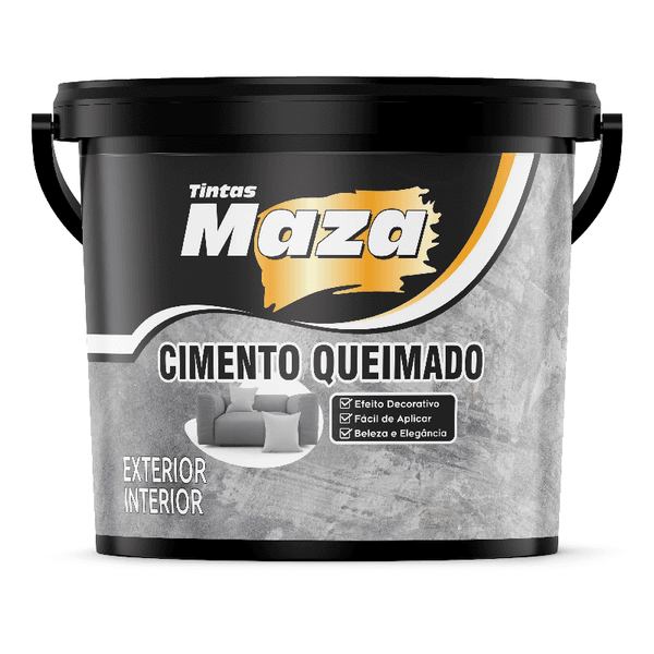 Cimento Queimado Parede Interna/Externa 5,6 kg - Maza