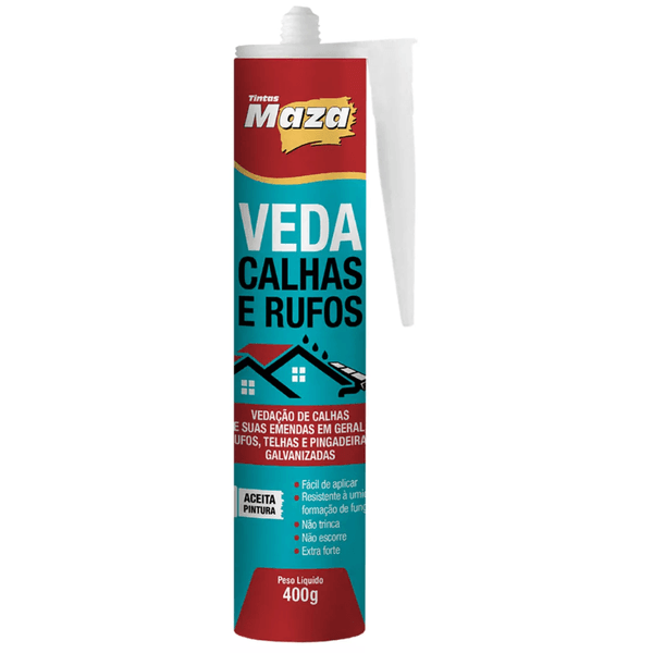 Veda Calha Cinza 400 gr - Maza