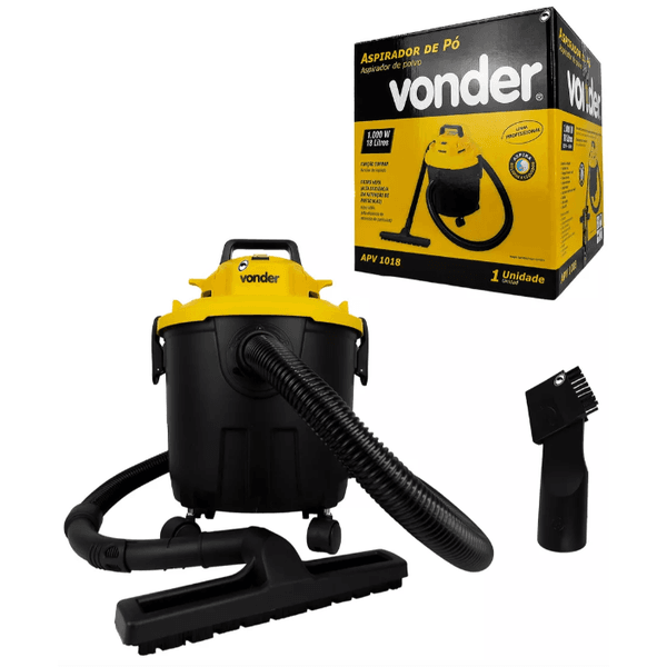 ASPIRADOR DE PO 18 LTS 1000W 127V APV 1018 VONDER