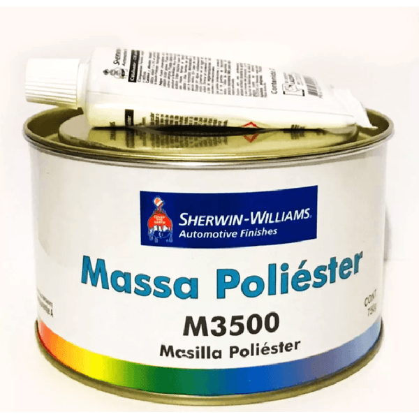 MASSA POLIESTER M3500 750 GR C/CATATALISADOR CINZA LAZZURIL
