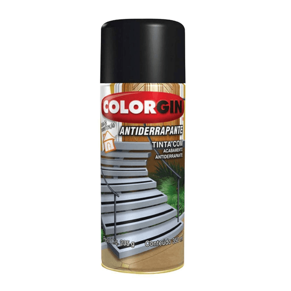 SPRAY FOSCO PRETO ANTIDERRAPANTE 350 ML COLORGIN