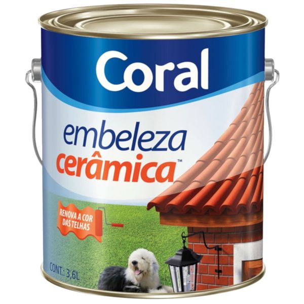 TINTA EMBELEZA CERÂMICA 3,6L CORAL