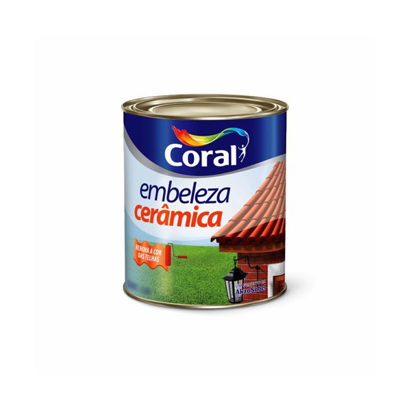 TINTA EMBELEZA CERAMICA 0,9L CORAL