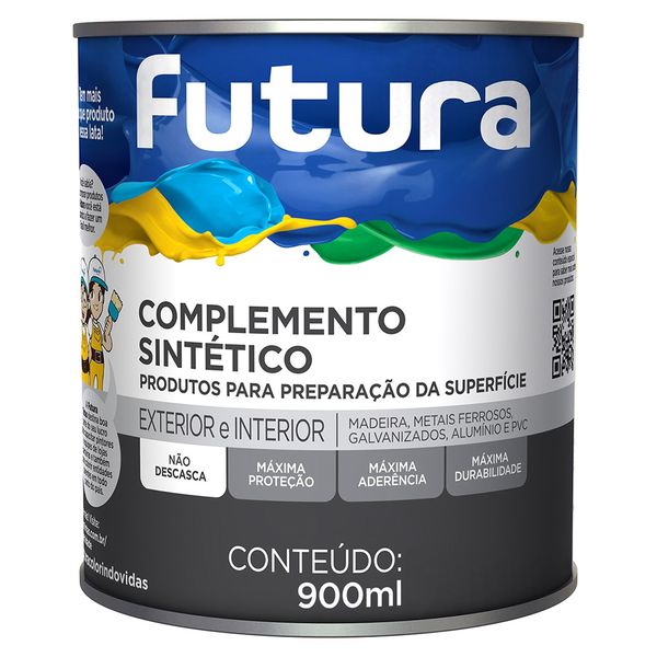 FUNDO ANTICORROSIVO CINZA 0,9L FUTURA