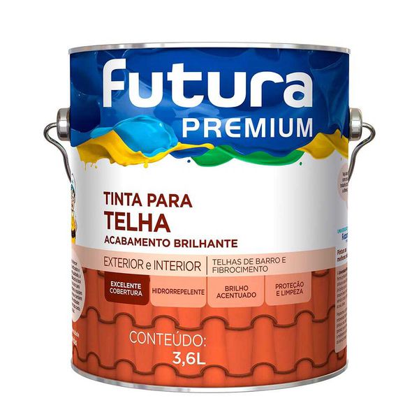 Tinta para telha cerâmica futura 3,6l