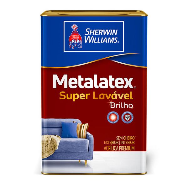 TINTA ACRÍLICA SEMI BRILHO BRANCO NEVE METALATEX 18L